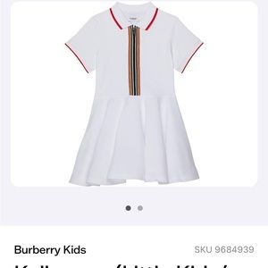 Little girl’s Burberry dress size 8 youth